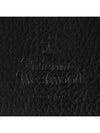 ORB Logo Half Wallet Black - VIVIENNE WESTWOOD - BALAAN 6