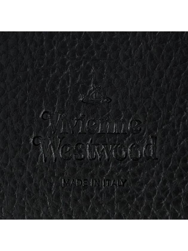 ORB Logo Half Wallet Black - VIVIENNE WESTWOOD - BALAAN 6