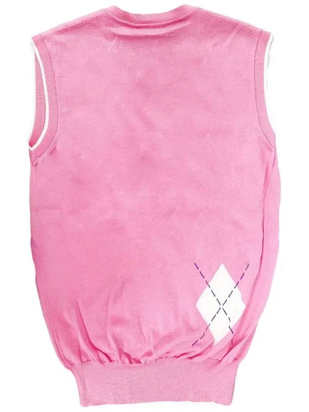 11th Anniversary Logo Vest Pink 74HA264 003 - DSQUARED2 - BALAAN 3