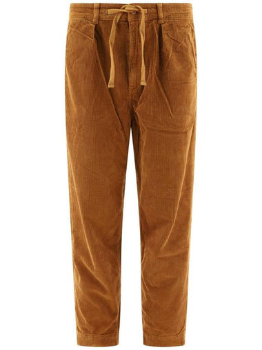 Corduroy Straight Pants Brown - POLO RALPH LAUREN - BALAAN 1