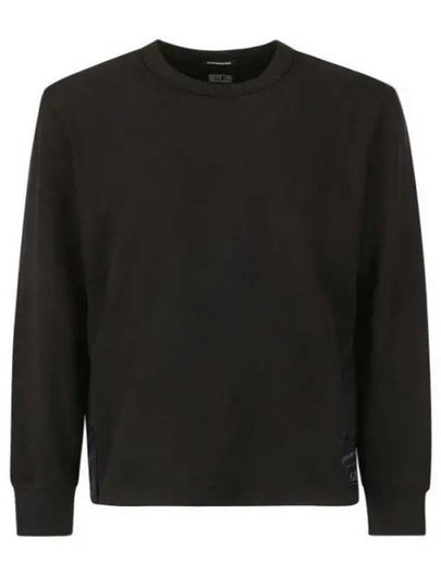 Metropolis Series Stretch Fleece Mix Pocket Sweatshirt Black - CP COMPANY - BALAAN 2