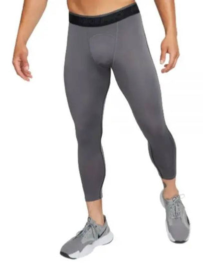 Men's Pro Dri Fit 3 Leggings Grey - NIKE - BALAAN 2