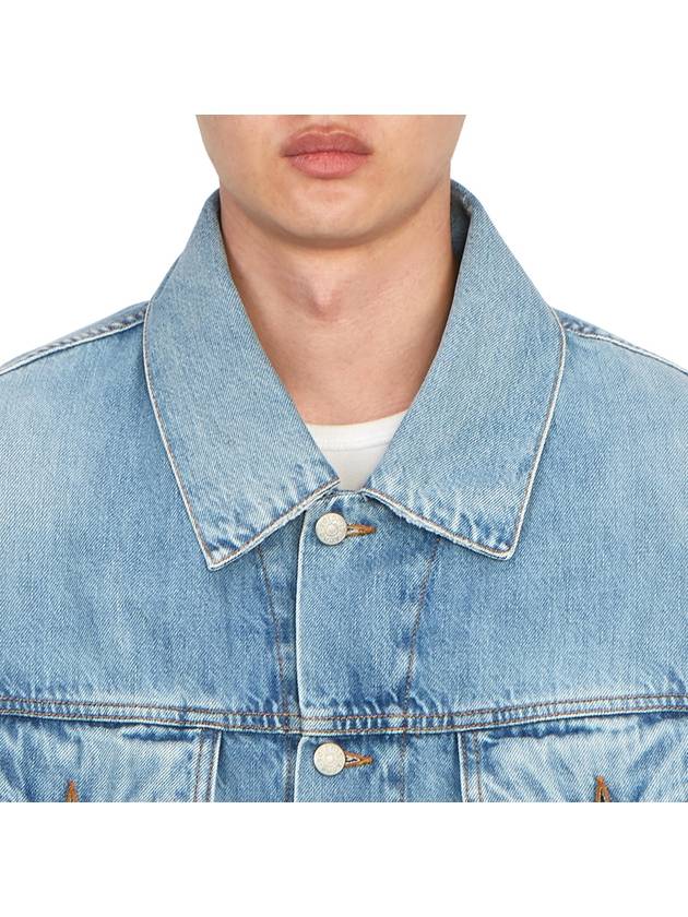 Overfit Denim Jacket Light Blue - ACNE STUDIOS - BALAAN 7