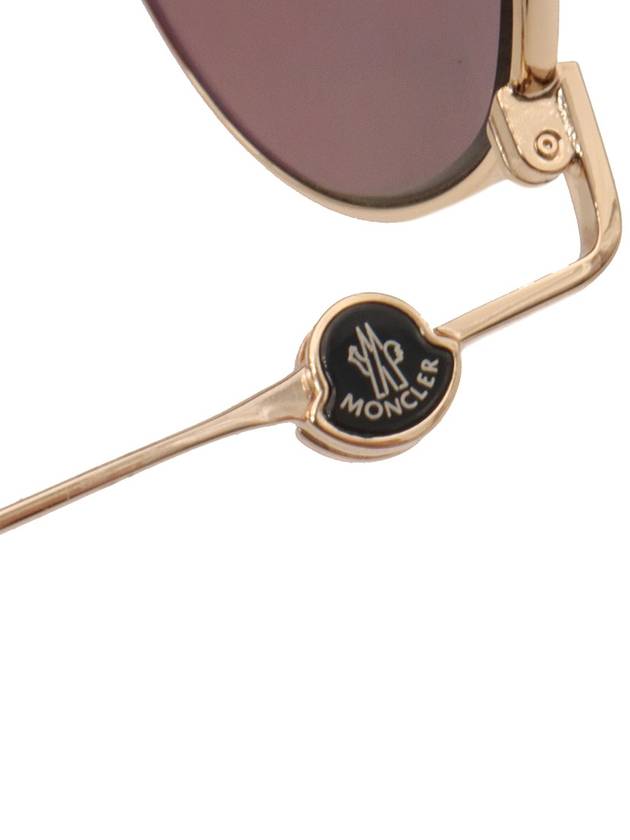 Rose gold half mirror gradient unisex sunglasses ML0027K - MONCLER - BALAAN 6