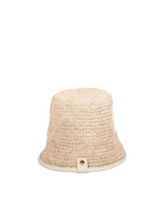 Women s Hat SOLI Logo Patch Raffia Bucket 24E245AC642 3060 120 - JACQUEMUS - BALAAN 2