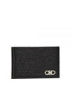 ID Window Gancini Half Wallet Black - SALVATORE FERRAGAMO - BALAAN 2