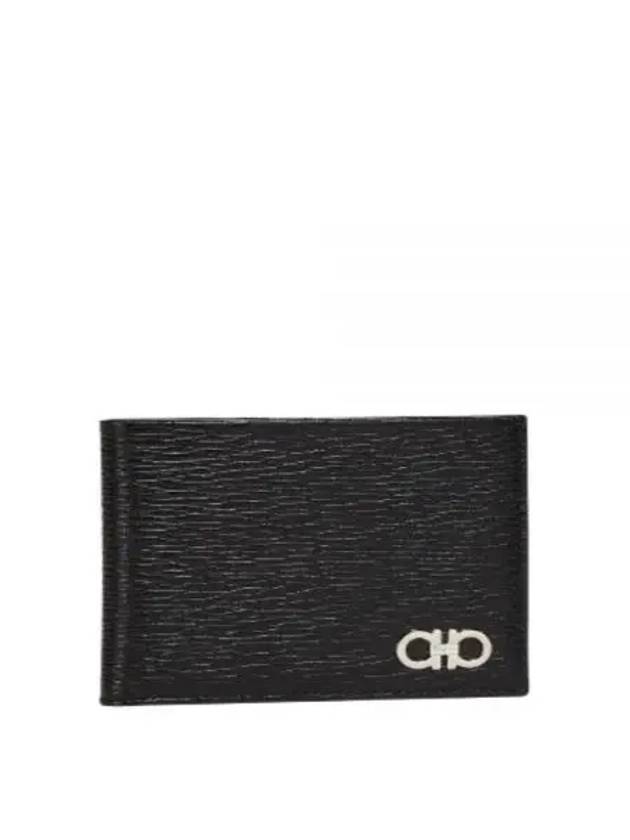 ID Window Gancini Half Wallet Black - SALVATORE FERRAGAMO - BALAAN 2