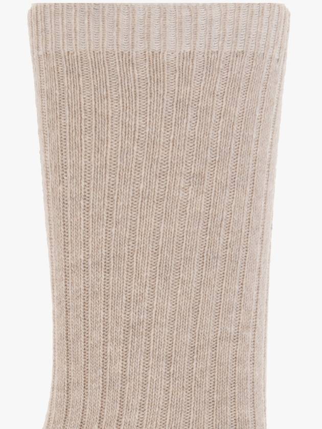 Hanro Ribbed Socks, Women's, Cream - HANRO - BALAAN 2