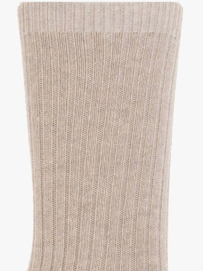 Hanro Ribbed Socks, Women's, Cream - HANRO - BALAAN 2