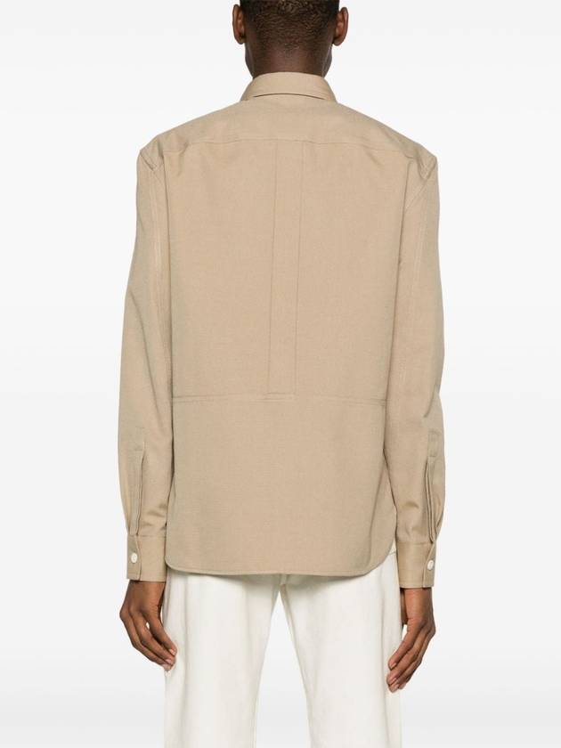 ALEXANDER MCQUEEN COTTON COLLARED CARGO SHIRT. - ALEXANDER MCQUEEN - BALAAN 4