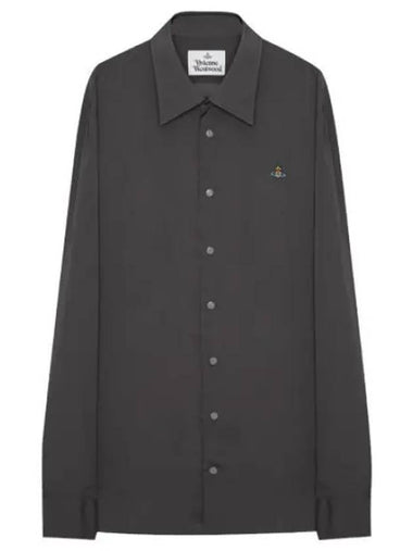 Ghost logo embroidered shirt - VIVIENNE WESTWOOD - BALAAN 1