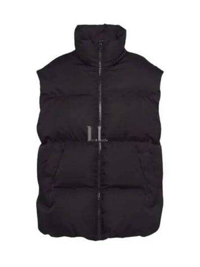 Oversized Re-Nylon Down Vest Black - PRADA - BALAAN 2