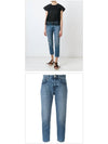 Women's Cropped Jeans Blue - Nº 21 - BALAAN 4