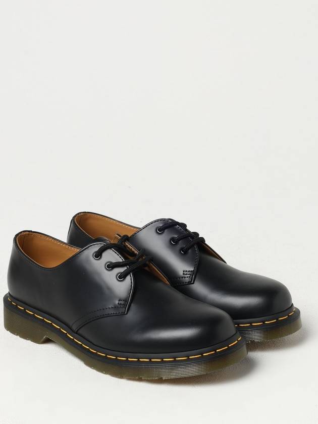 1461 Smooth 3 Hole Leather Loafers Black - DR. MARTENS - BALAAN 3