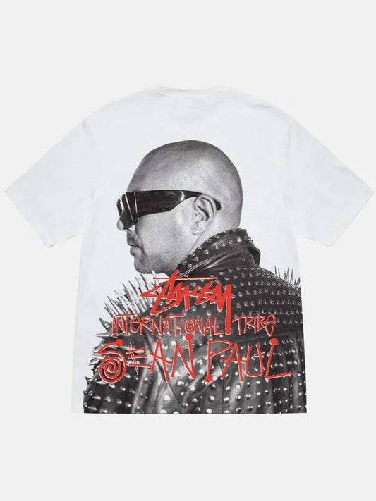 x Sean Paul Short Sleeve TShirt White 3903897 - STUSSY - BALAAN 1