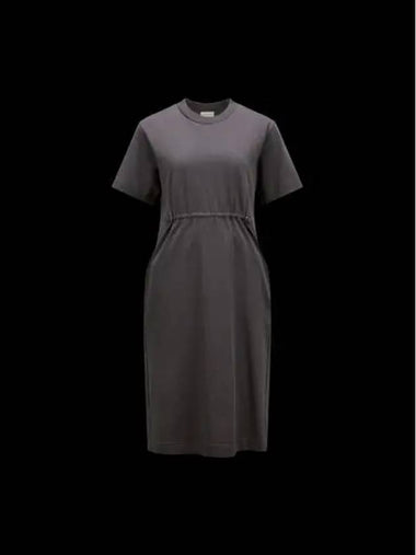 8I00011 899WS 939 Women s Jersey Short Sleeve Dress 1337647 - MONCLER - BALAAN 1