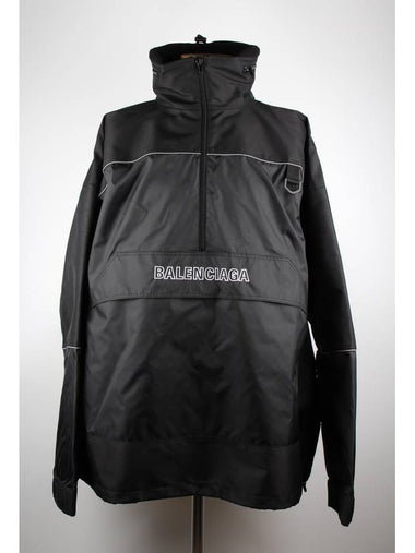 Logo embroidered anorak - BALENCIAGA - BALAAN 1