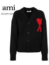 De Coeur Logo Wool Cardigan Black - AMI - BALAAN 2