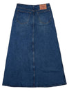 Y Project Denim Maxi Skirt WJEAN41S24 VINTAGE NAVY - Y/PROJECT - BALAAN 2