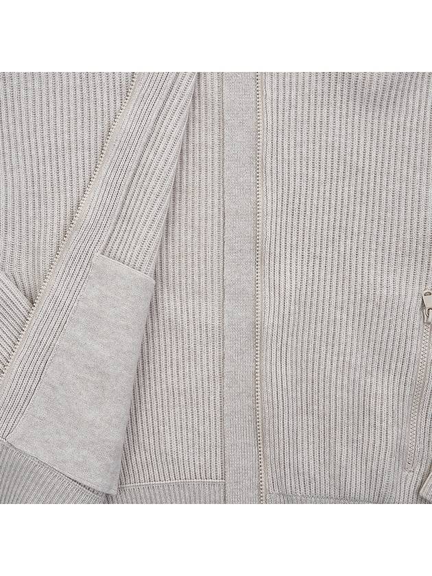 Women's Cashmere Knit Zip-Up Cardigan Beige - BRUNELLO CUCINELLI - BALAAN 9