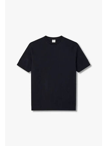 Cashmere Cotton Crew Neck Knit Navy - PAUL SMITH - BALAAN 1