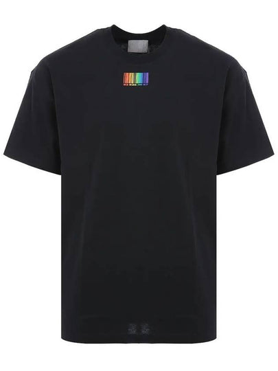 Rainbow Barcode Short Sleeve T-Shirt Black - VETEMENTS - BALAAN 2