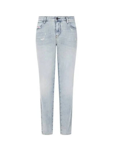 Damaged washed skinny jeans 2015 BABHILA light blue - DIESEL - BALAAN 1