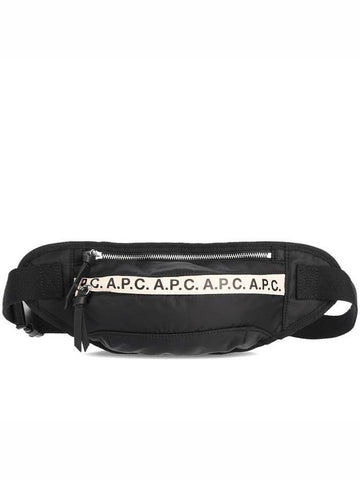 Refit Logo Hip Sack Belt Bag Black - A.P.C. - BALAAN 1