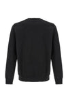 Compass Patch Cotton Sweatshirt Black - STONE ISLAND - BALAAN 3