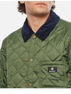 Kenning Quilting  Logo Patch Jacket Green - BARBOUR - BALAAN 6