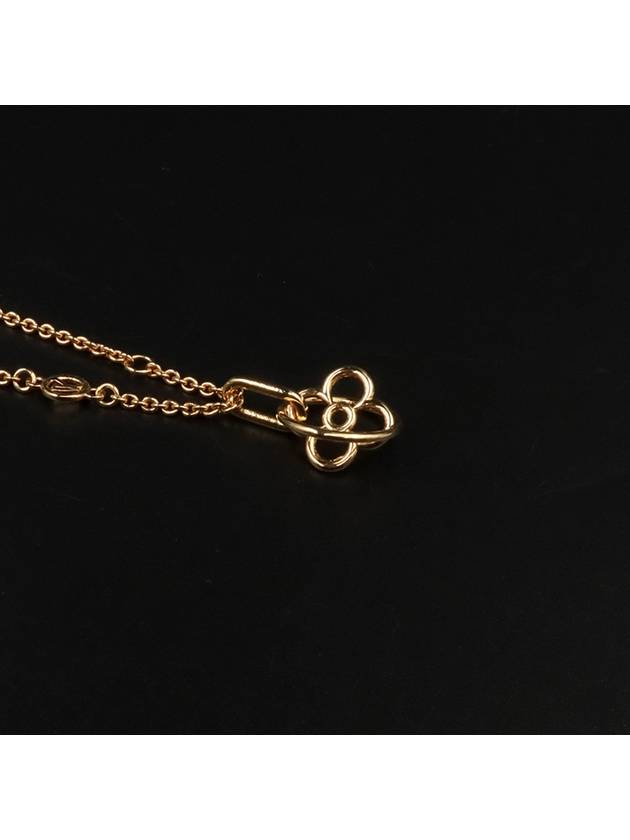 Gold LV Flower Twiggy Necklace - LOUIS VUITTON - BALAAN 1