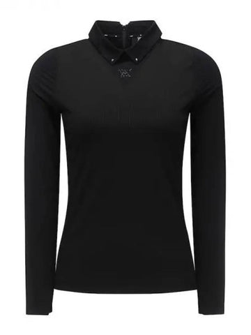 Anew Women s Triangle M Ash Block Long T Shirt BK Domestic Product GQCY23071387944 - ANEWGOLF - BALAAN 1