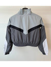 Sportswear Women s Woven Track Jacket Iron Gray White - NIKE - BALAAN 4