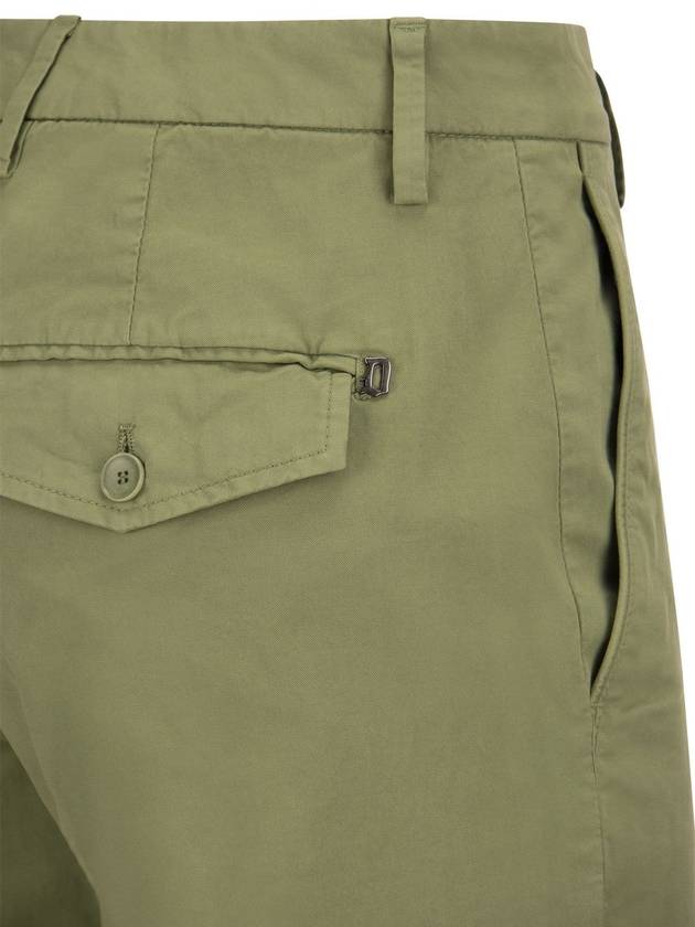 MANHEIM - Cotton Blend Shorts - DONDUP - BALAAN 4