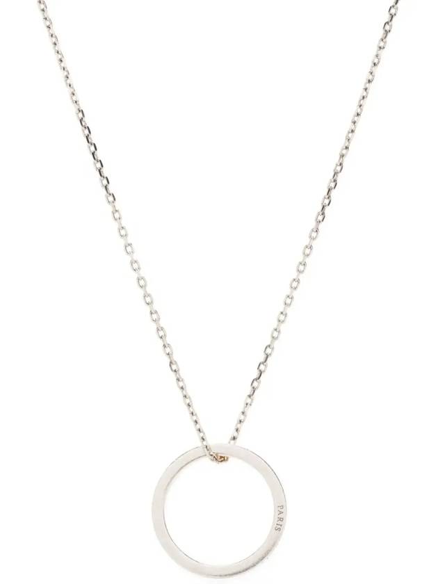 Ring Pendant Necklace Silver - MAISON MARGIELA - BALAAN 4