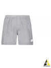 Logo Patch Flat Nylon Swim Shorts Grey - CP COMPANY - BALAAN 2