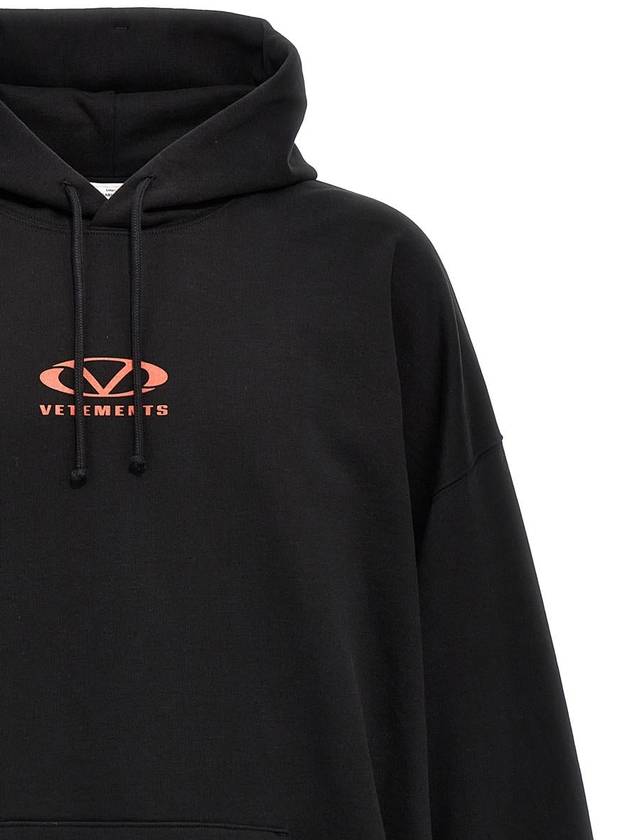 Vetements 'Oval Logo' Hoodie - VETEMENTS - BALAAN 3