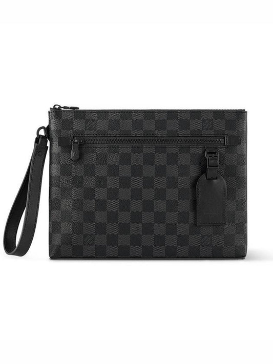 Takeoff Damier Pouch Bag Grey - LOUIS VUITTON - BALAAN 2