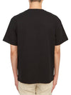 Anchor Patch Cotton Short Sleeve T-Shirt  Black - JW ANDERSON - BALAAN 7