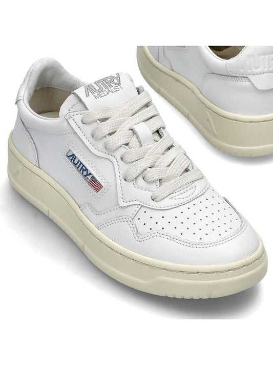 Medalist Leather Low Top Sneakers White - AUTRY - BALAAN 2