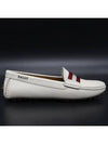 Leather Logo Driving Shoes White - BALLY - BALAAN 4