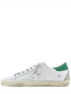 Superstar Low Top Sneakers Green White - GOLDEN GOOSE - BALAAN 3