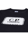 30/1 Jersey Logo Long Sleeve T-Shirt Black - CP COMPANY - BALAAN 4