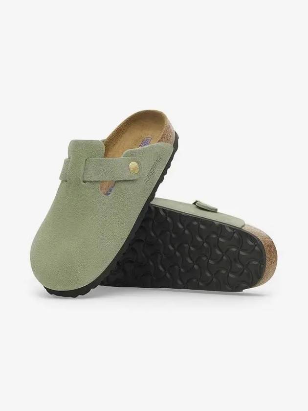 Boston Soft Footbed Mule Green - BIRKENSTOCK - BALAAN 6