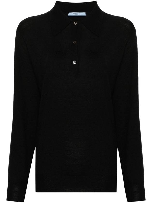 Prada T-shirts and Polos Black - PRADA - BALAAN 1