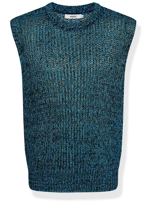 Unisex multi-color knit vestblue - NUAKLE - BALAAN 2