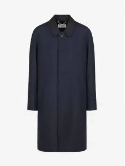 Wool Viscose Single Coat Navy - MAISON MARGIELA - BALAAN 2