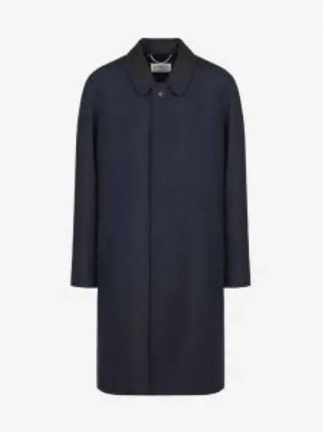 Wool Viscose Single Coat Navy - MAISON MARGIELA - BALAAN 2