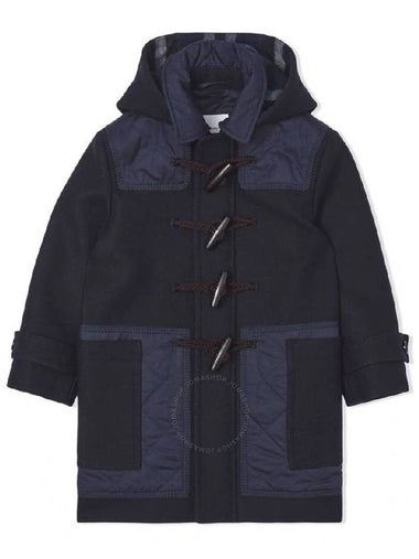 Burberry Quilted Wool Long Sleeve Coat, Size 6Y - BURBERRY - BALAAN 1