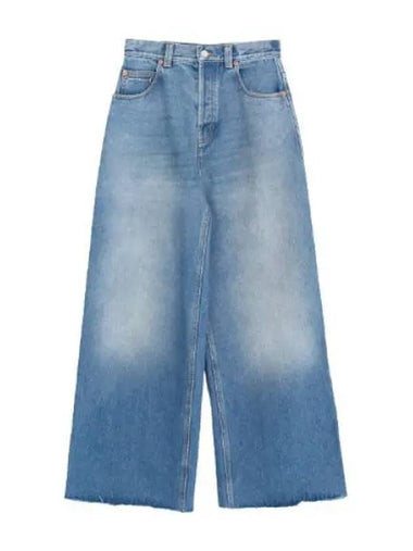 denim straight pants - GUCCI - BALAAN 1